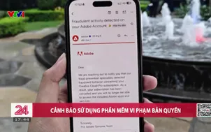 Cảnh báo sử dụng phần mềm vi phạm bản quyền
