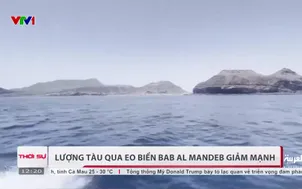 Lượng tàu qua eo biển Bab Al Mandeb giảm mạnh