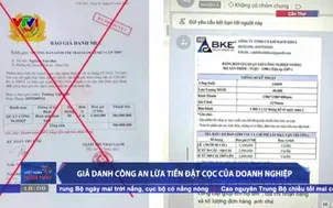 Giả danh công an lừa tiền đặt cọc của doanh nghiệp