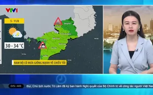 Bản tin thời tiết 5h30 - 05/8/2026