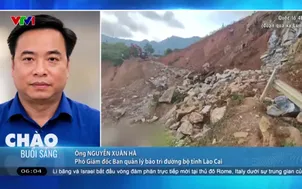 Mưa lũ làm hư hỏng nhiều tuyến đường tại Lào Cai