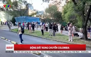 Động đất rung chuyển Colombia