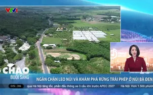 Ngăn chặn leo núi và khám phá rừng trái phép ở núi Bà Đen