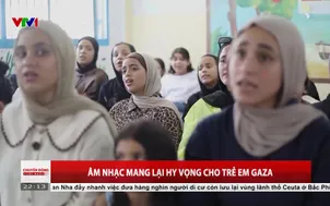 Âm nhạc mang lại hy vọng cho trẻ em Gaza