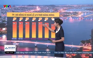 Bản tin thời tiết 6h15 - 27/8/2026