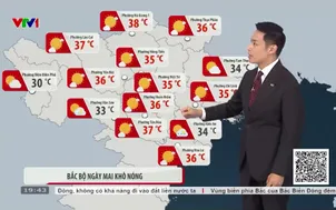 Bản tin thời tiết 19h45 - 31/8/2026