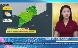 Bản tin thời tiết 5h30 - 01/9/2026