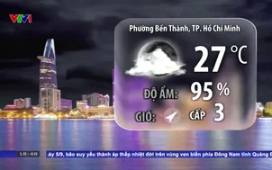 Bản tin thời tiết 18h45 - 02/9/2026