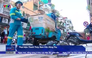 Hà Nội thí điểm dùng xe điện vận chuyển rác 