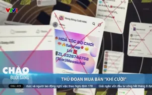 Thủ đoạn mua bán "khí cười"