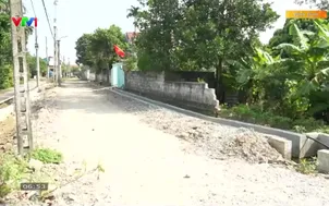 Đường thi công chậm tiến độ, ảnh hưởng đến người dân