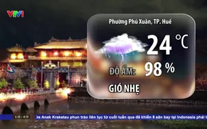 Bản tin thời tiết 18h45 - 07/9/2026