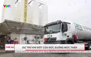 Dự trữ khí đốt của Đức xuống mức thấp