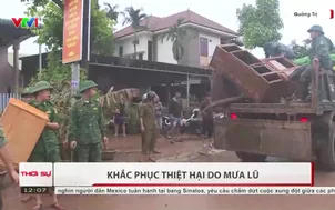 Khắc phục thiệt hại do mưa lũ