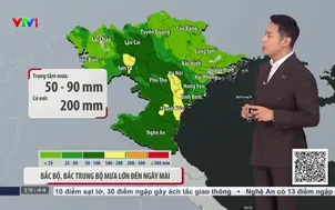 Bản tin thời tiết 19h45 - 16/9/2026
