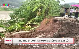 Phú Thọ di dời 145 hộ dân khỏi vùng sạt lở