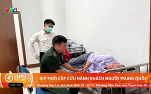 Kịp thời sơ cứu hành khách người Trung Quốc bất ngờ ngất xỉu