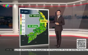 Bản tin thời tiết 19h45 - 21/9/2026