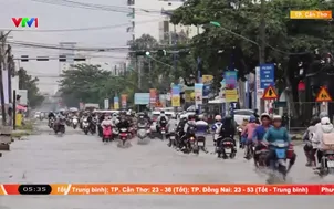 Triều cường ở Cần Thơ gây ngập nhiều nơi