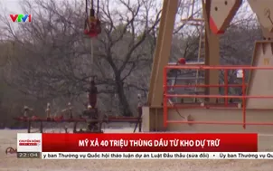 Mỹ xả 40 triệu thùng dầu từ kho dự trữ