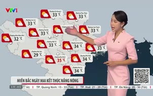 Bản tin thời tiết 19h45 - 01/10/2026