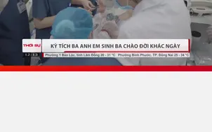 Kỳ tích ba anh em sinh ba chào đời khác ngày