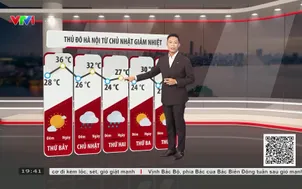 Bản tin thời tiết 19h45 - 02/10/2026