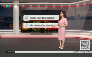 Bản tin thời tiết 19h45 - 03/10/2026