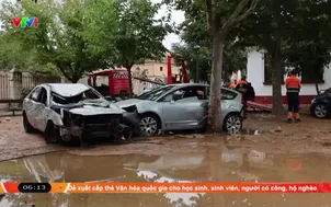 Tây Ban Nha khắc phục hậu quả lũ lụt nghiêm trọng