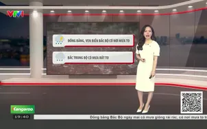 Bản tin thời tiết 19h45 - 09/10/2026