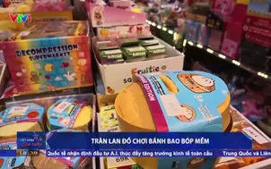 Tràn lan đồ chơi bánh bao bóp mềm 