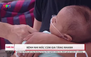  Bệnh nhi mắc cúm gia tăng nhanh