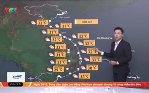 Bản tin thời tiết 6h30 - 16/10/2026