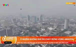 Ô nhiễm không khí do cháy rừng vùng Amazon