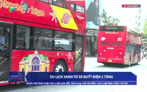 Du lịch xanh từ xe buýt điện 2 tầng