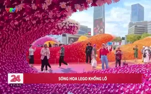 Sóng hoa Lego khổng lồ