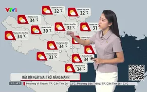 Bản tin thời tiết 19h45 - 24/10/2026