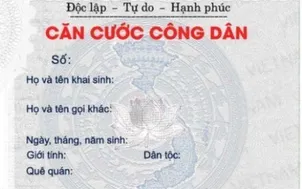 Lệ phí cấp mới thẻ căn cước công dân là 30.000 đồng