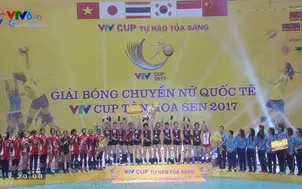 Các giải thưởng cá nhân và tập thể tại giải bóng chuyền nữ Quốc tế VTV Cup Tôn Hoa Sen 2017