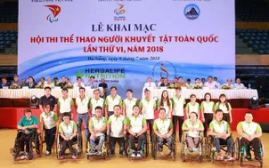 Hơn 1000 vận động viên tranh tài quyết liệt tại hội thi thể thao người khuyết tật toàn quốc 6
