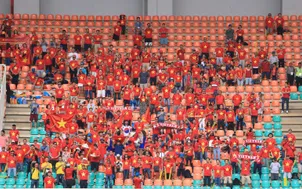 Không khí sau trận Olympic Việt Nam gặp Olympic UAE tại Indonesia