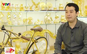 Chi hàng trăm triệu mạ vàng xe đạp