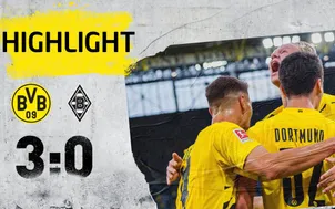 VIDEO Highlights: Dortmund 3-0 M’gladbach (Vòng 1 Bundesliga 2020-21)