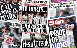 Truyền thông Anh nói gì về thất bại trong trận chung kết EURO 2020?
