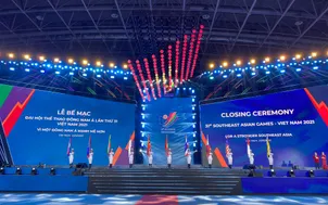 Lễ bế mạc SEA Games 31 diễn ra trong không khí ấm áp