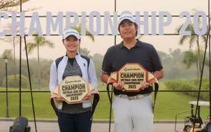 Lê Chúc An và Yang Jung Soo vô địch TaylorMade Vietnam Long Drive Championship 2025