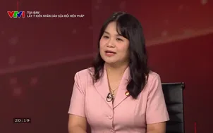 Tọa đàm:		Lấy ý kiến nhân dân sửa đổi Hiến pháp