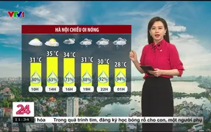 Bản tin thời tiết 11h30 - 08/6/2025