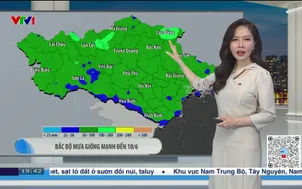 Bản tin thời tiết 19h45 - 08/6/2025