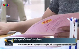 Hoàn thành số hóa dữ liệu đất đai